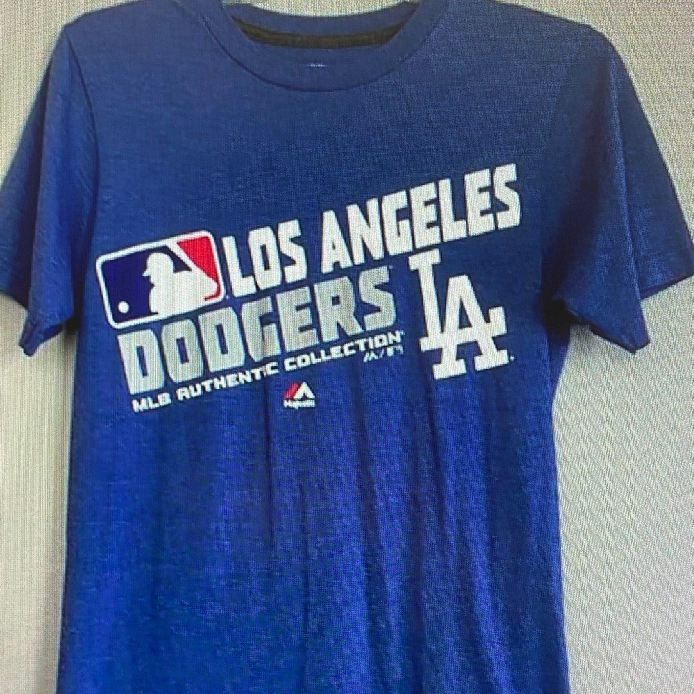 Majestic Los Angeles Dodgers Blue Short Sleeve Tee
